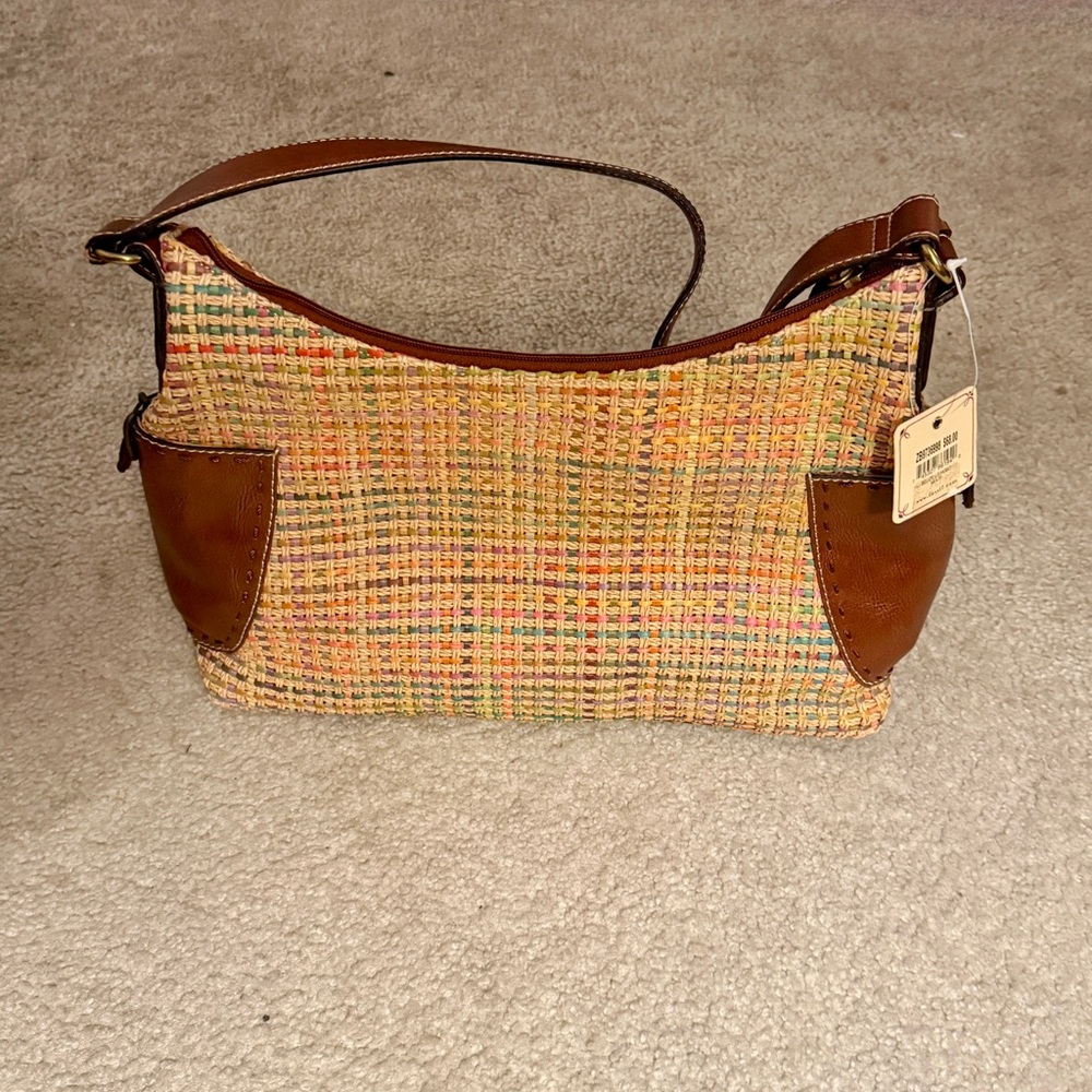 Fossil Belize Hobo bag Multi color new with tags